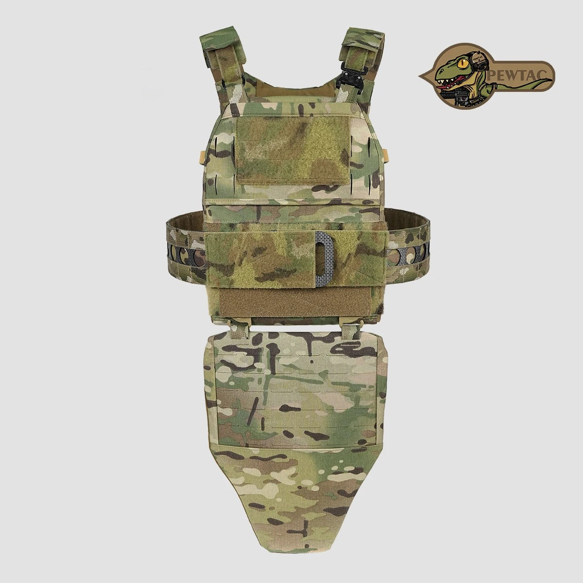 PEW Tactical MOLLE Groin Panel - Empty Carrier (UA112)