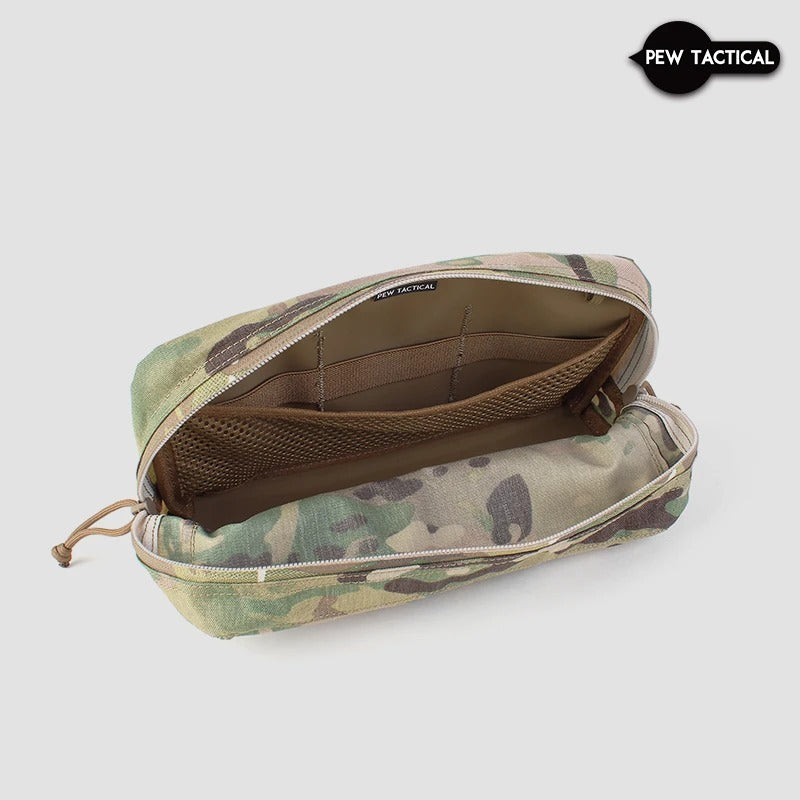 PEW TACTICAL Medium Horizontal Utility Pouch (PH48) - Versatile GP Pouch for Plate Carriers