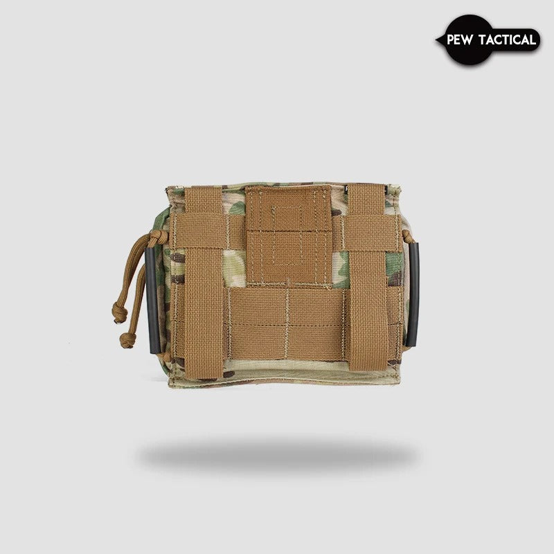 PEW TACTICAL Gen1 Lo-Vis Blow Out Pouch (PH73) - Slim Profile IFAK for Airsoft