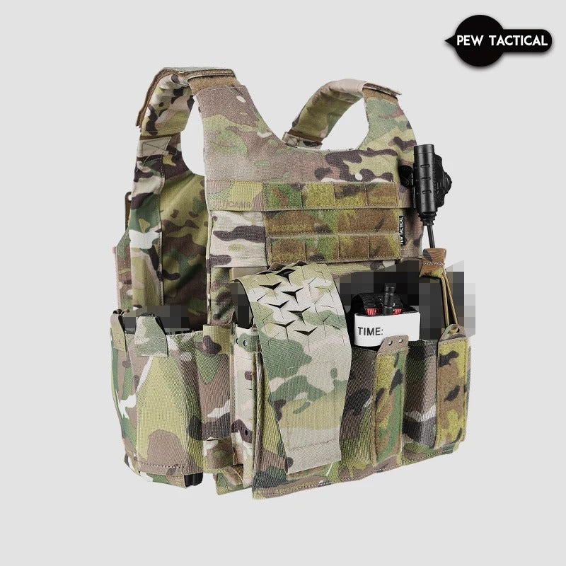 PEW TACTICAL SS STYLE Triple Elastic 5.56 MAG Pouch (PH107) - APEXTAC GEAR