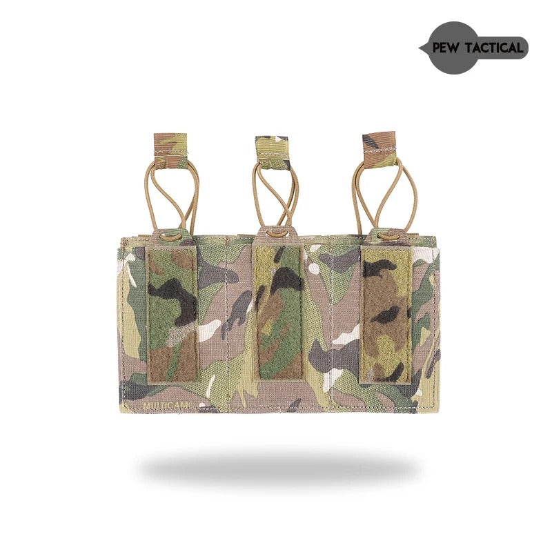 PEW TACTICAL SS STYLE Triple Elastic 5.56 MAG Pouch (PH107) - APEXTAC GEAR