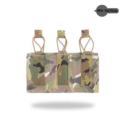PEW TACTICAL SS STYLE Triple Elastic 5.56 MAG Pouch (PH107) - APEXTAC GEAR