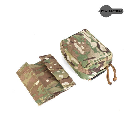 PEW TACTICAL Gen1 Lo-Vis Blow Out Pouch (PH73) - Slim Profile IFAK for Airsoft