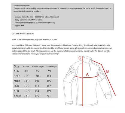 PEW TACTICAL G3 Combat Shirt MC Camo - APEXTAC GEAR