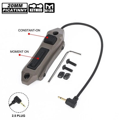 WADSN AUGMENTED Dual Function Pressure Pad Switch for Flashlight / Laser - APEXTAC GEAR