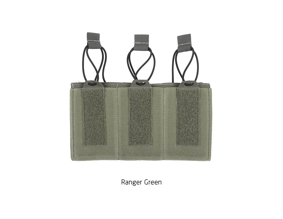 PEW TACTICAL SS STYLE Triple Elastic 5.56 MAG Pouch (PH107) - APEXTAC GEAR