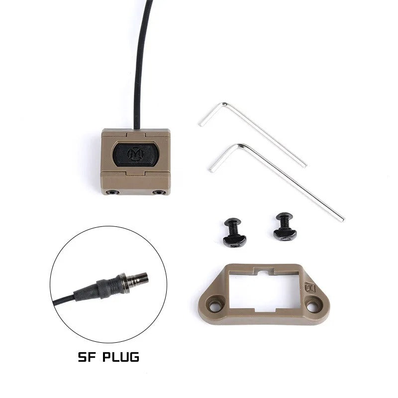 WADSN M-Button Lite Rail Switch for Flashlight / Laser Unit - APEXTAC GEAR