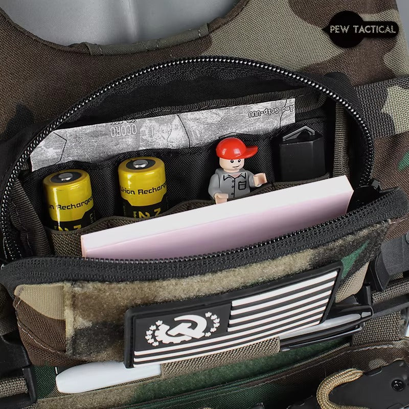 PEW TACTICAL F Style MOLLE Admin Panel Map Pouch (PH18) - APEXTAC GEAR
