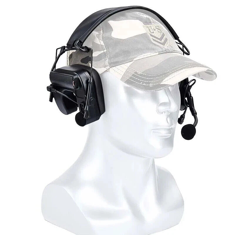WADSN C4 IN-THE-EAR Communication Headset w/ Noise Reduction - BLACK (WZ038) - APEXTAC GEAR
