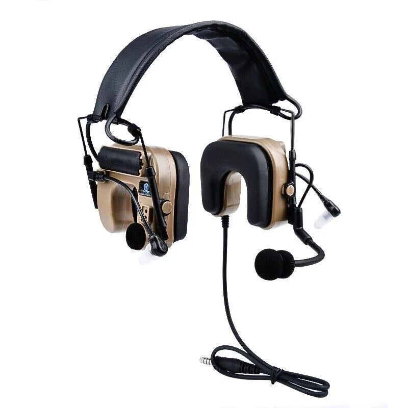WADSN C4 IN-THE-EAR Communication Headset with Noise Reduction - TAN (WZ038) - APEXTAC GEAR