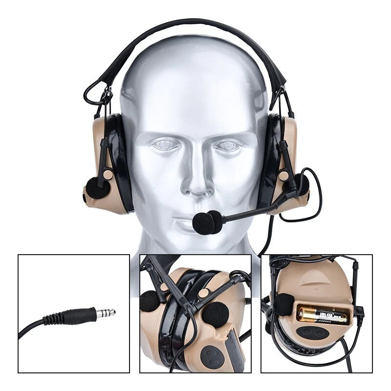 WADSN C2 Communication Headset with Noise Reduction (WZ041) - APEXTAC GEAR