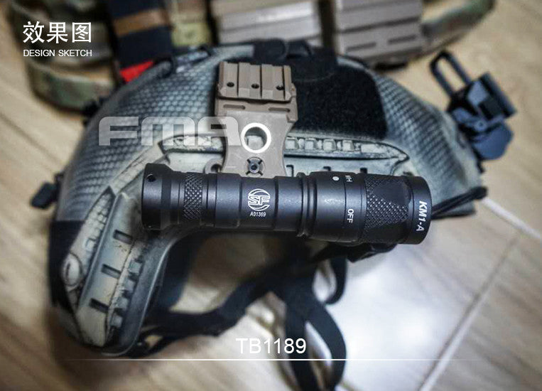 FMA UTK Helmet Accessory Light Mount for Helmet Guide Rail (TB1189) - APEXTAC GEAR