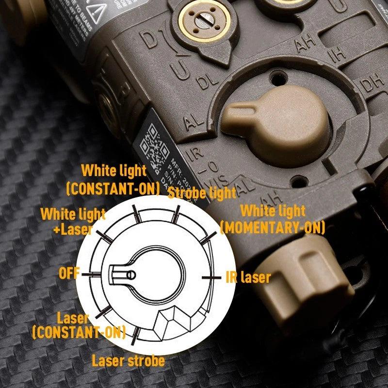WADSN NGAL 2025 Version Integrated Laser IR Pointer / LED Light Aiming Device - APEXTAC GEAR