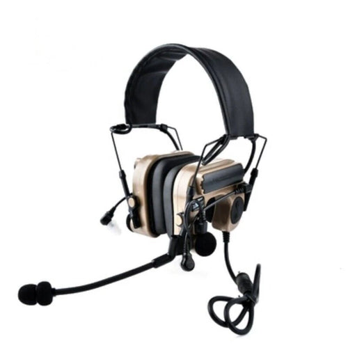 WADSN C4 IN-THE-EAR Communication Headset with Noise Reduction - TAN (WZ038) - APEXTAC GEAR
