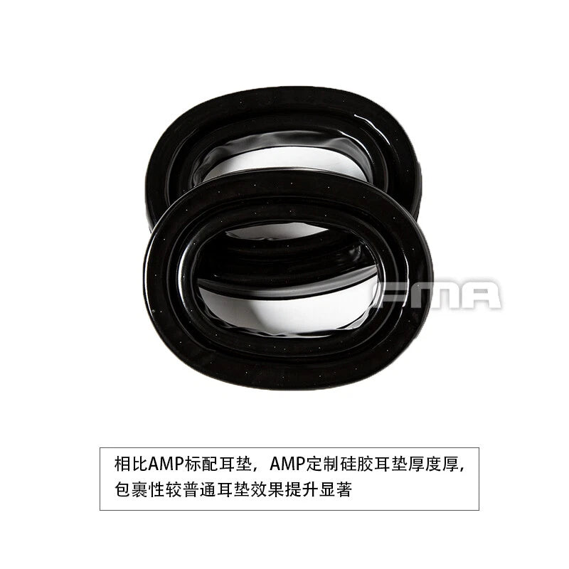 FMA FCS AMP Headsets Replacement Gel Soft Ear Cushions Silicone Pad - APEXTAC GEAR