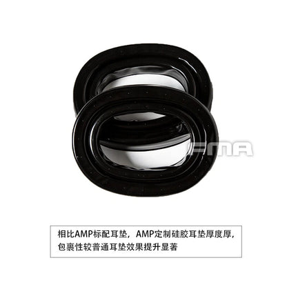 FMA FCS AMP Headsets Replacement Gel Soft Ear Cushions Silicone Pad - APEXTAC GEAR