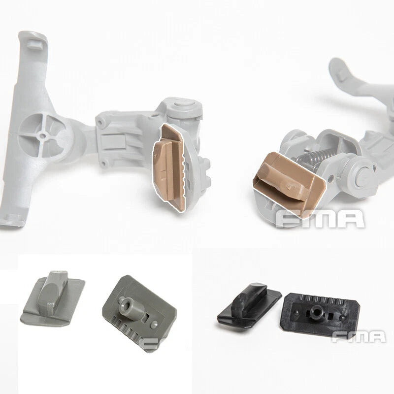 FMA EXFIL Adapter Kit（2.0 and 3.0 Rail) for AMP Helmet Headset (TB1422) - APEXTAC GEAR