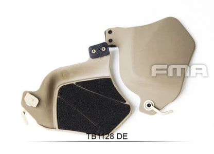 FMA Plastic Tactical Fast Helmet Face Side Ear Protection Cover Pads (TB1128) - APEXTAC GEAR