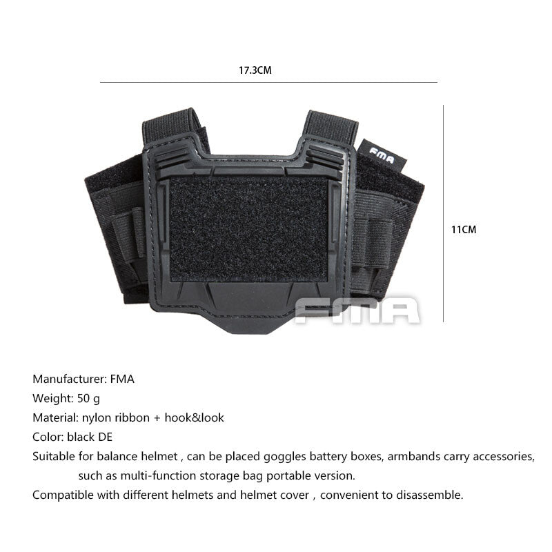 FMA Removable Helmet Cover Modular Counter-Weight/Battery Pouch (TB1439) - APEXTAC GEAR
