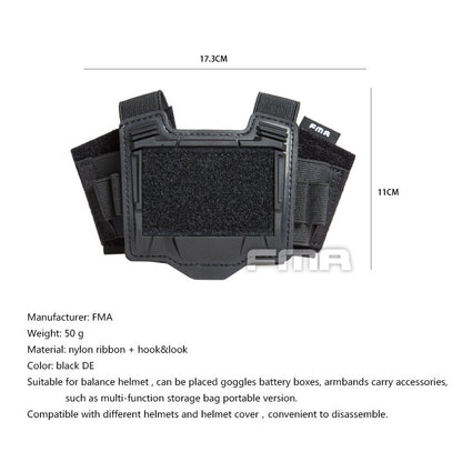 FMA Removable Helmet Cover Modular Counter-Weight/Battery Pouch (TB1439) - APEXTAC GEAR