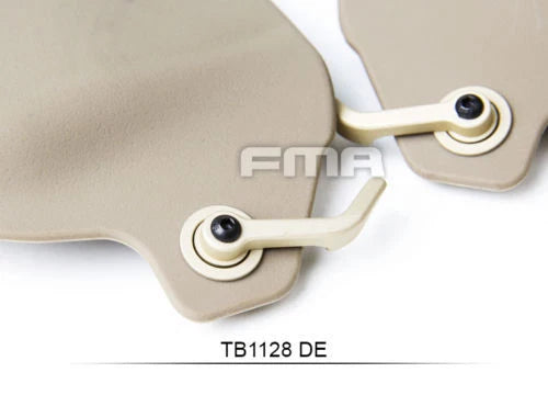 FMA Plastic Tactical Fast Helmet Face Side Ear Protection Cover Pads (TB1128) - APEXTAC GEAR