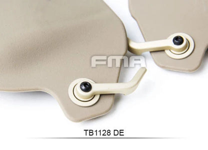 FMA Plastic Tactical Fast Helmet Face Side Ear Protection Cover Pads (TB1128) - APEXTAC GEAR