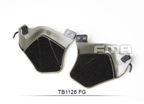 FMA Plastic Tactical Fast Helmet Face Side Ear Protection Cover Pads (TB1128) - APEXTAC GEAR