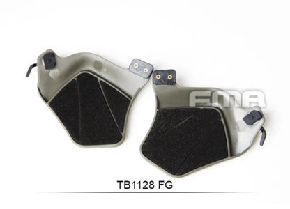 FMA Plastic Tactical Fast Helmet Face Side Ear Protection Cover Pads (TB1128) - APEXTAC GEAR