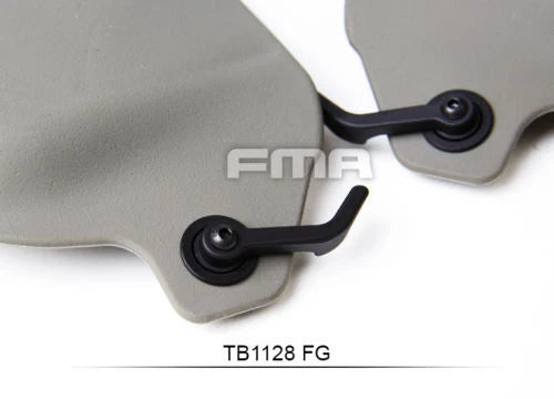 FMA Plastic Tactical Fast Helmet Face Side Ear Protection Cover Pads (TB1128) - APEXTAC GEAR
