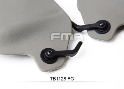FMA Plastic Tactical Fast Helmet Face Side Ear Protection Cover Pads (TB1128) - APEXTAC GEAR