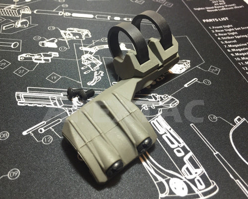 FMA FR Battery Clip Offset Flashlight Rail Mount for Surefire Light (FG RHS) - APEXTAC GEAR