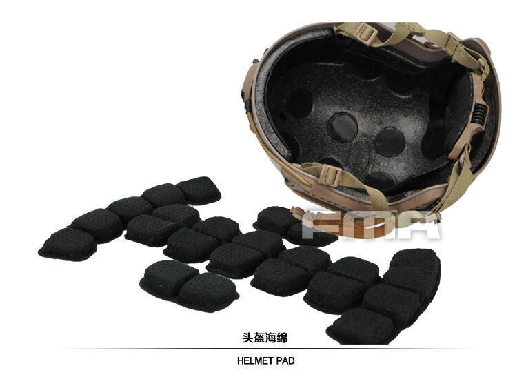 FMA New Suspension and High Level Memory Pad for Protective Helmet TB1050 - APEXTAC GEAR