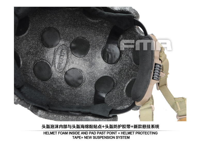 FMA New Suspension and High Level Memory Pad for Protective Helmet TB1050 - APEXTAC GEAR