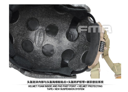 FMA New Suspension and High Level Memory Pad for Protective Helmet TB1050 - APEXTAC GEAR