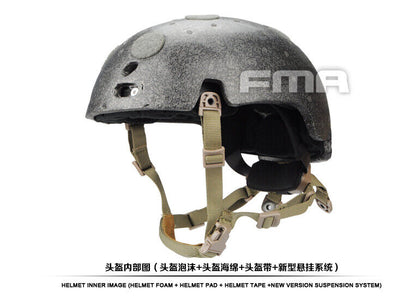 FMA New Suspension and High Level Memory Pad for Protective Helmet TB1050 - APEXTAC GEAR