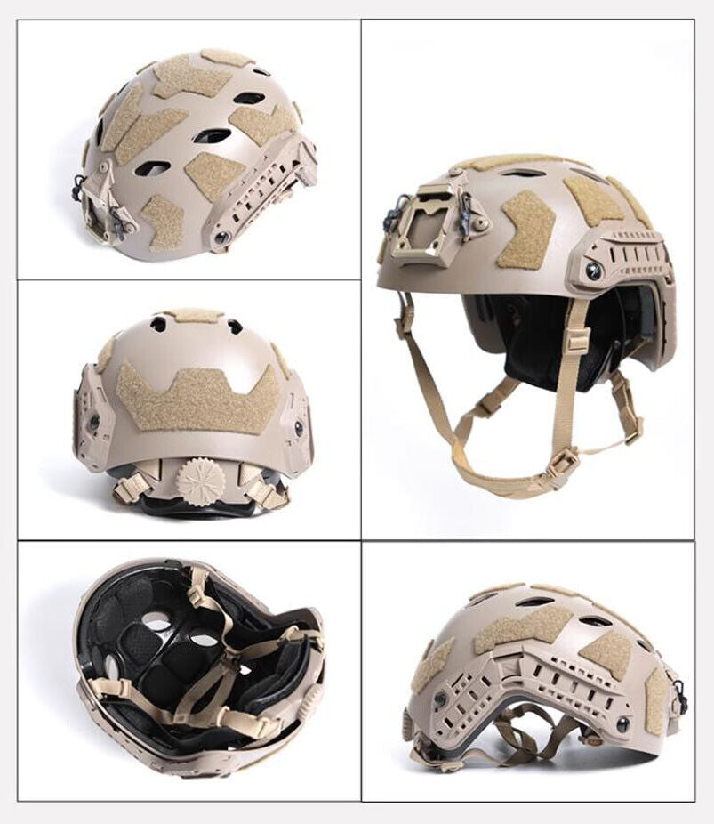 FMA FAST SF Right Angle Vent Hole Helmet Outdoor Airsoft Paintball - TAN TB1462A - APEXTAC GEAR