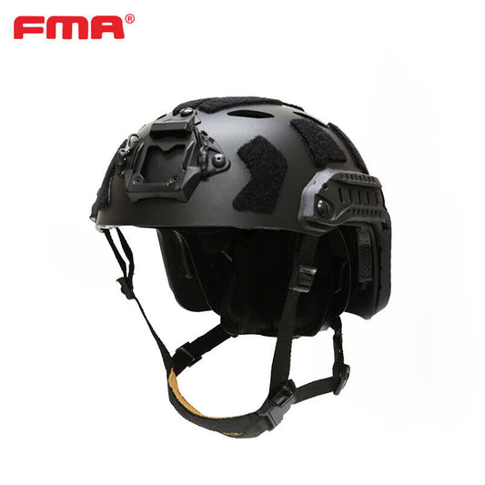 FMA FAST SF Right Angle Vent Hole Helmet Outdoor Airsoft Paintball - BK TB1462A - APEXTAC GEAR