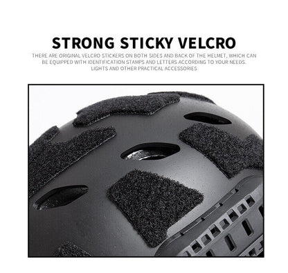 FMA FAST SF Right Angle Vent Hole Helmet Outdoor Airsoft Paintball - BK TB1462A - APEXTAC GEAR