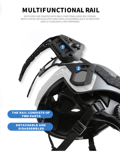 FMA FAST SF Right Angle Vent Hole Helmet Outdoor Airsoft Paintball - BK TB1462A - APEXTAC GEAR