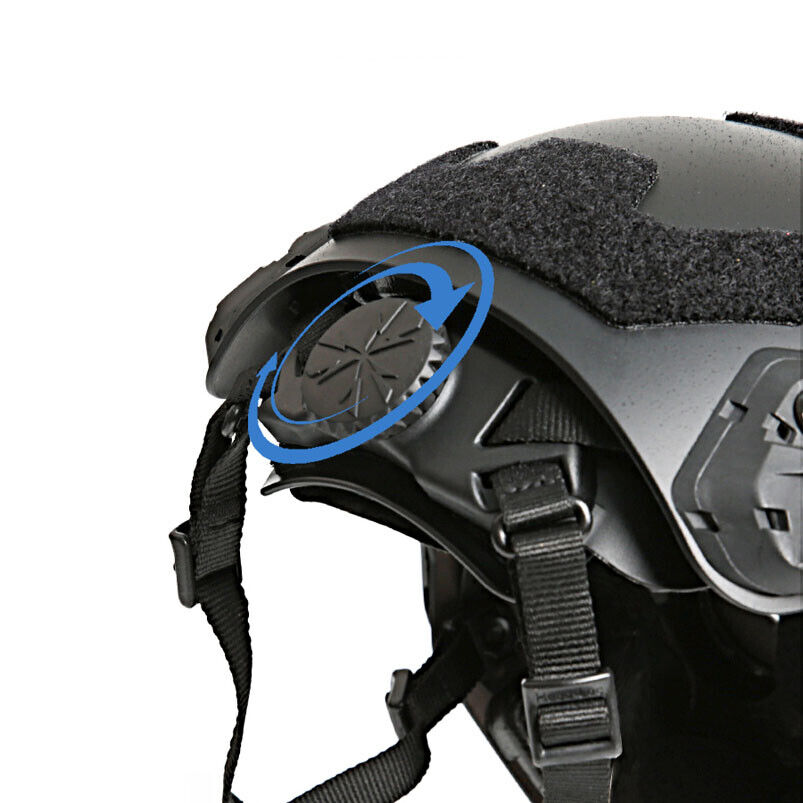 FMA FAST SF Right Angle Vent Hole Helmet Outdoor Airsoft Paintball - BK TB1462A - APEXTAC GEAR