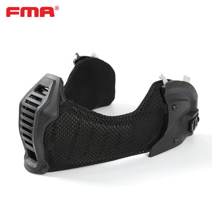 FMA EX Helmet All-Terrain Mandible Half Face Mask w/ Ear Face Protection TB1471 - APEXTAC GEAR