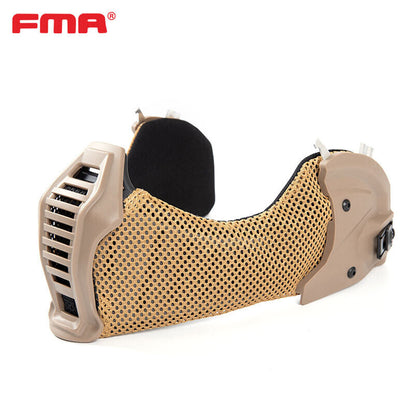 FMA EX Helmet All-Terrain Mandible Half Face Mask w/ Ear Face Protection TB1471 - APEXTAC GEAR