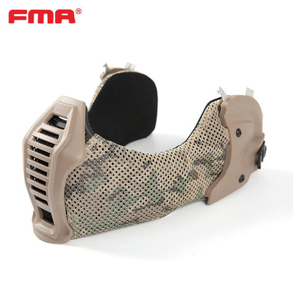 FMA EX Helmet All-Terrain Mandible Half Face Mask w/ Ear Face Protection TB1471 - APEXTAC GEAR