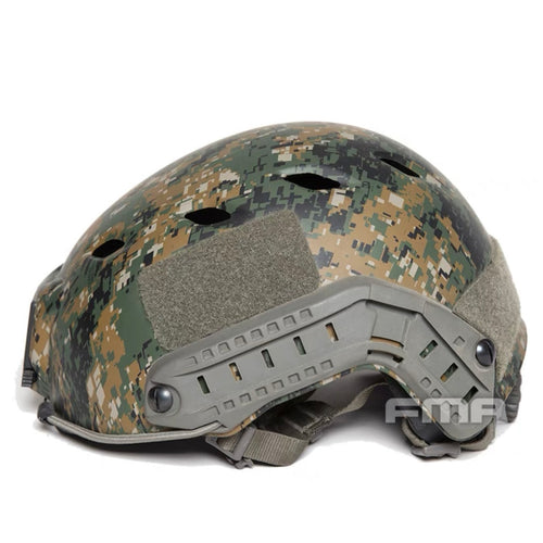 FMA Base Jump Bump Helmet Tactical Outdoor Paintball Milsim L/XL - Digital Woodland - APEXTAC GEAR