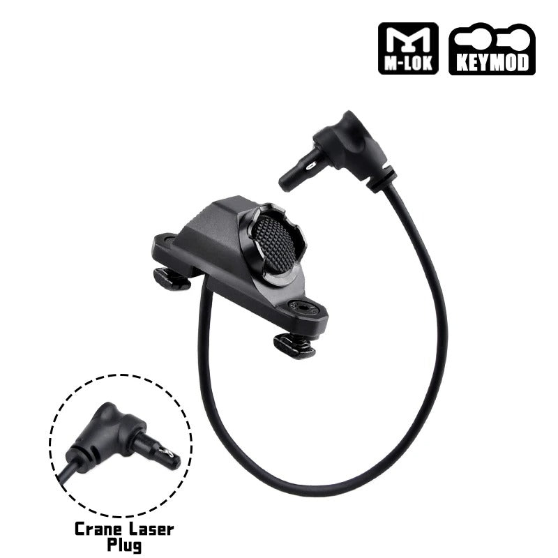 WADSN Hot Button M-LOK & Keymod Rail Mount Switch for Flashlight / Laser Unit - APEXTAC GEAR