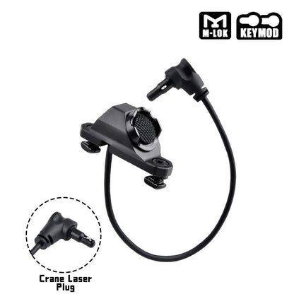 WADSN Hot Button M-LOK & Keymod Rail Mount Switch for Flashlight / Laser Unit - APEXTAC GEAR