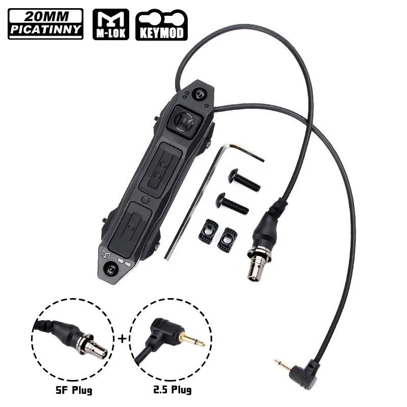 WADSN Augmented Dual Function Tape Switch With Lock For Flashlight & Laser Unit - APEXTAC GEAR