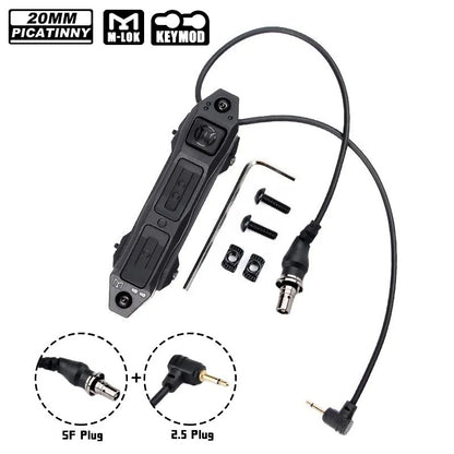 WADSN Augmented Dual Function Tape Switch With Lock For Flashlight & Laser Unit - APEXTAC GEAR