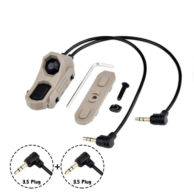 WADSN AN M-Button Rail Mount DUAL Pressure Switch for Flashlight / Laser Unit - APEXTAC GEAR