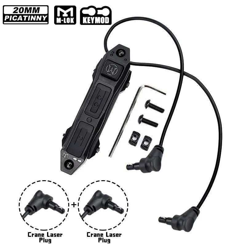 WADSN Augmented Dual Function Tape Switch With Lock For Flashlight & Laser Unit - APEXTAC GEAR